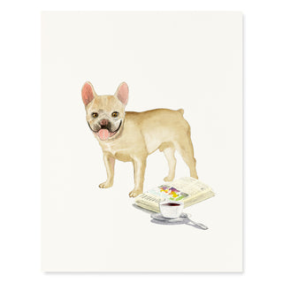 French Bulldog - Dog Card