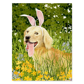 Easter Puppy - Easter Card