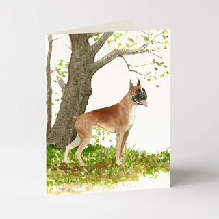 Boxer Bulldog - Dog Card