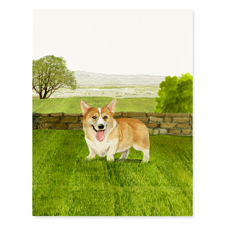 Corgi - Dog Card