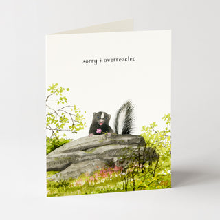 Overreaction - Apology Card