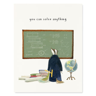 Professor Badger - Encouragement Card