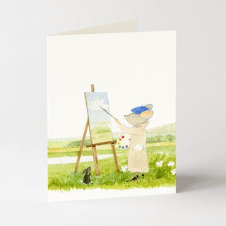 Plein Air Artist - Just Because Card