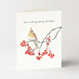 Lady Cardinal - Christmas Card