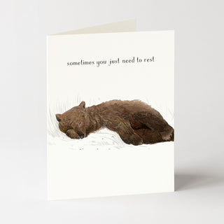 Well-Rested - Get Well Card