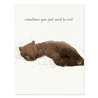 Well-Rested - Get Well Card