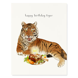 Birthday Tiger - Birthday Card