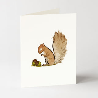 Brown Squirrel - Just Because Card