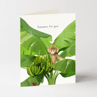Bananas for You - Love & Friendship Card
