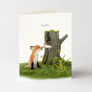 Fox and Hedgehog - Love & Friendship Card