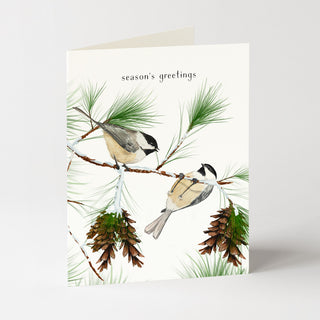 Chickadees - Holiday Card