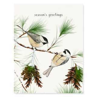 Chickadees - Holiday Card