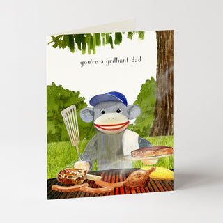 Grilliant Dad - Father’s Day Card