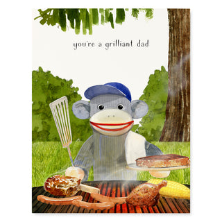 Grilliant Dad - Father’s Day Card