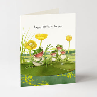 Frogcapella - Birthday Card