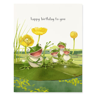 Frogcapella - Birthday Card