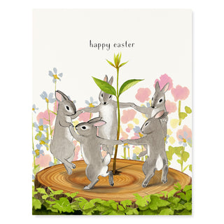 Bunny Dance - Easter Card