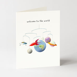 Out of This World - Baby Card