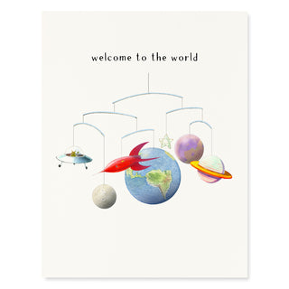 Out of This World - Baby Card