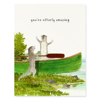 Otter Friends - Encouragement Card
