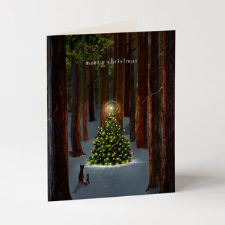 Tree Lighting - Christmas Card