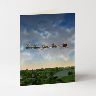 Christmas Eve Flight - Christmas Card