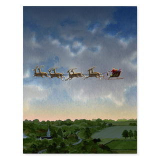Christmas Eve Flight - Christmas Card