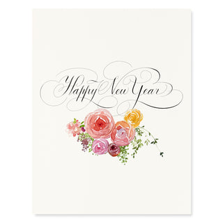 Year in Bloom - New Year Card