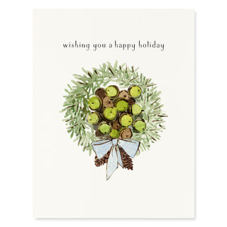 Acorn Garland - Holiday Card