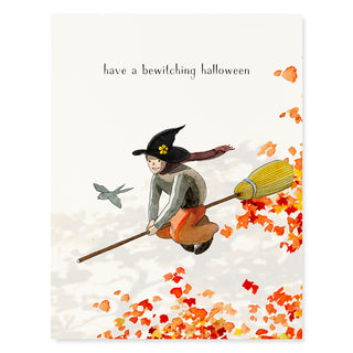 October Flight - Halloween Card