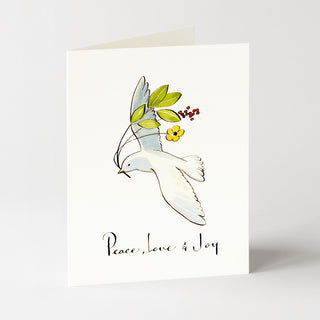 Peace Love Joy - Holiday Card