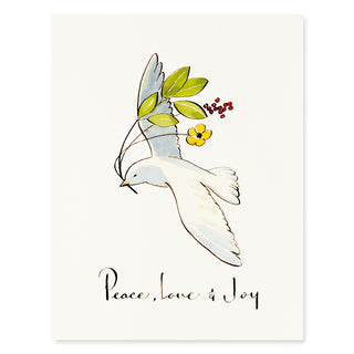 Peace Love Joy - Holiday Card