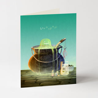 Bubble Trouble - Halloween Card