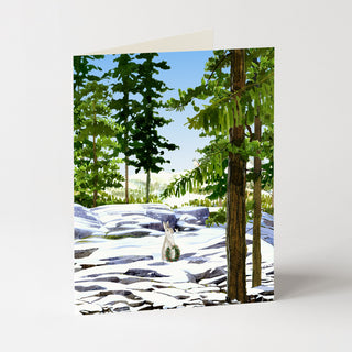 Bunny Slope - Holiday Card