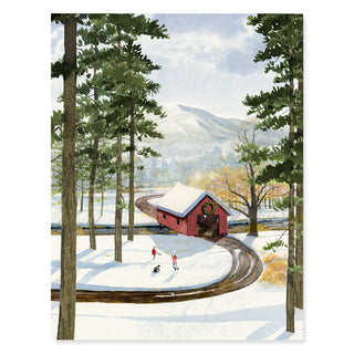 Covered Bridge Road - Christmas Card
