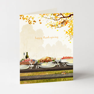 Thanksgiving Feast - Thanksgiving Card