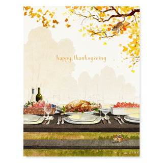 Thanksgiving Feast - Thanksgiving Card