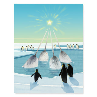 Narwhal Blessings - Christmas Card