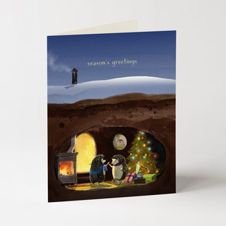 Happy Burrow - Christmas Card