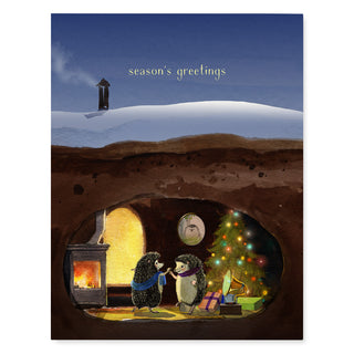 Happy Burrow - Christmas Card
