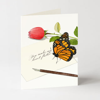 All Aflutter - Love & Friendship Card