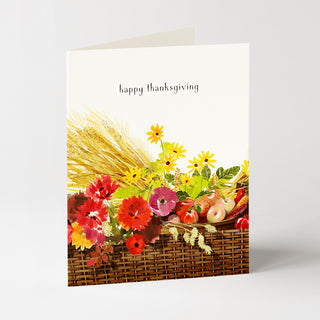Cornucopia - Thanksgiving Card
