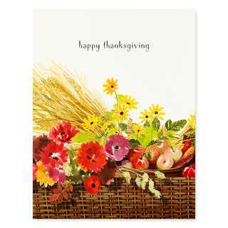 Cornucopia - Thanksgiving Card