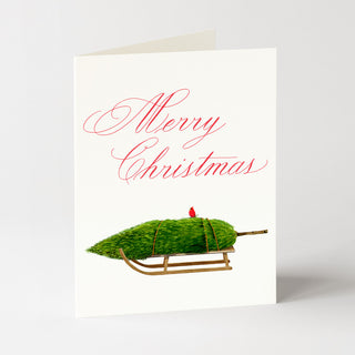 Nordic Sled - Christmas Card