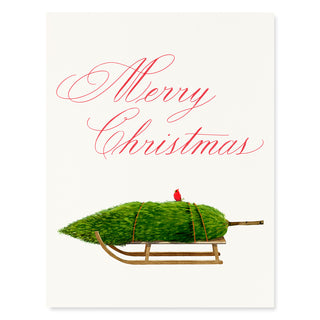 Nordic Sled - Christmas Card