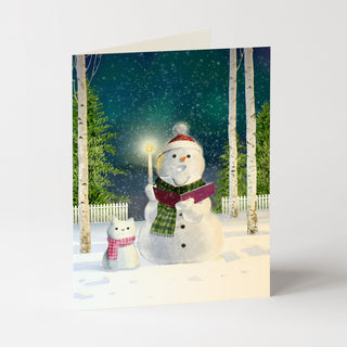 Snow Carollers - Holiday Card