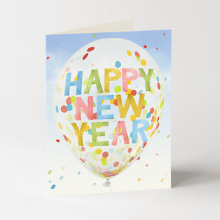 New Year Balloon - New Year Card