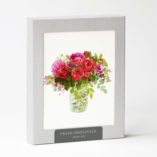 Plum Bouquets - Note Set