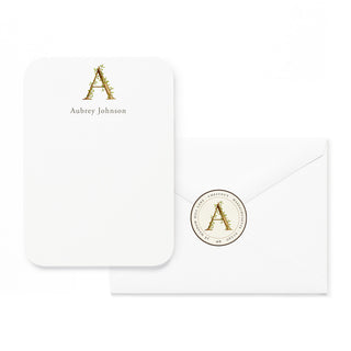 Ivy Monogram - Small Note Cards