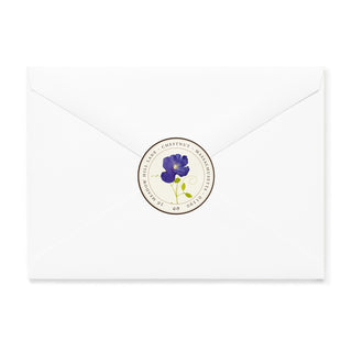 Blue Flower Bunch - Small Note Cards